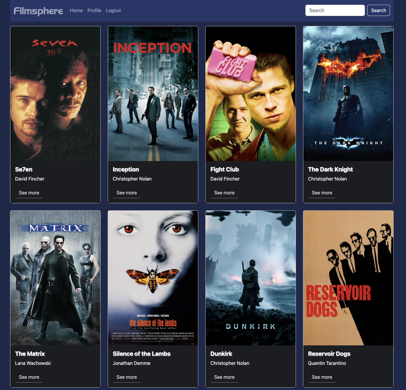Filmsphere overview placeholder